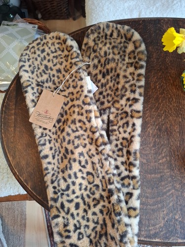 Pelz schal leopard plüsch - schal, 112