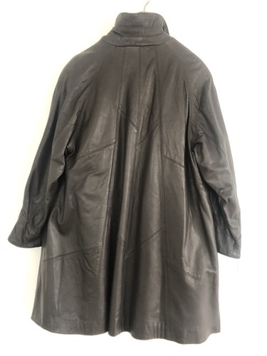 Jacke leder mit leopard - jacke,