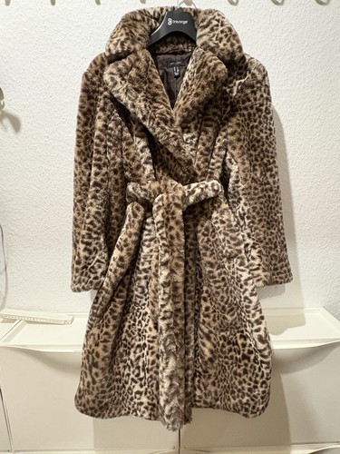 Mantel fell braun - xs, leopard