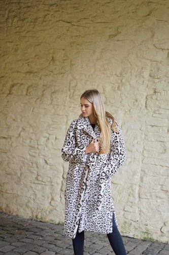 Leopardenmantel faux fur - leopardenmantel,