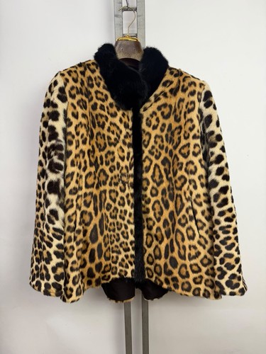 Damen mantel leopardenfell - damen,
