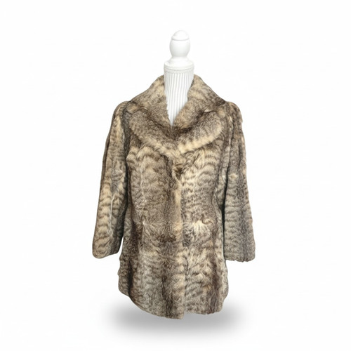 Bronze pelz leopardenmuster - pelz,