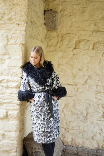 Leopard print faux - print, fur